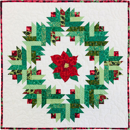 Quilter's Trading Post Log Cabin Wreath Quilt Pattern