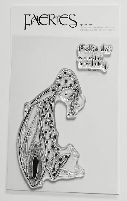 Stampanory Polka Dot  A6 Faeries Stamp Set