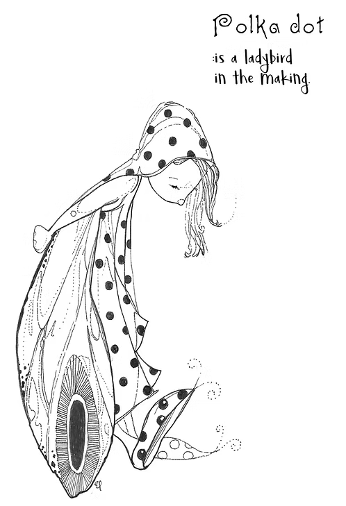 Stampanory Polka Dot  A6 Faeries Stamp Set