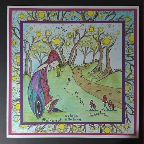 Stampanory Polka Dot  A6 Faeries Stamp Set