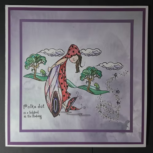 Stampanory Polka Dot  A6 Faeries Stamp Set
