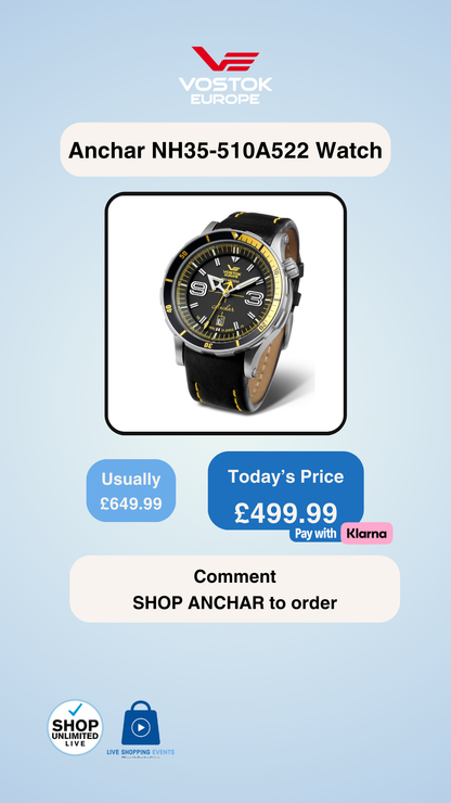 Vostok-Europe Anchar NH35-510A522 Watch