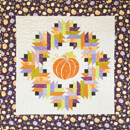 Quilter's Trading Post Log Cabin Wreath Quilt Pattern