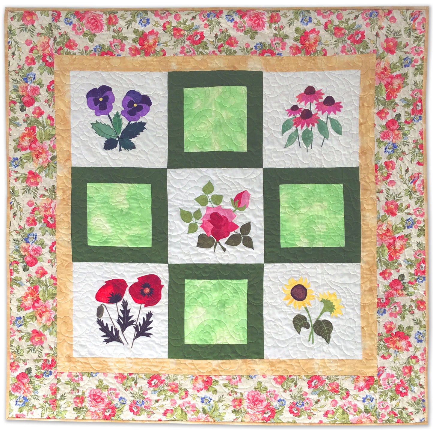 Quilter's Trading Post Pam's Flower Garden Applique Book