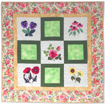 Quilter's Trading Post Pam's Flower Garden Applique Book