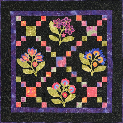 Quilter's Trading Post Folk Art Flowers Applique & Quilt Patterns
