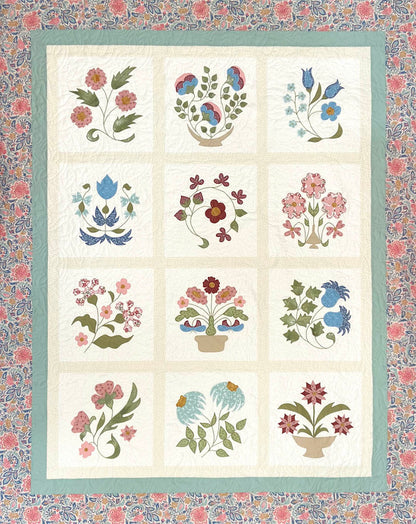 Quilter's Trading Post Ottoman Flowers Applique Book