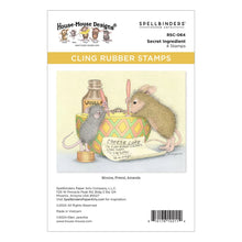 House Mouse Heart and Soul Cling Rubber Stamps-Secret Ingredient 