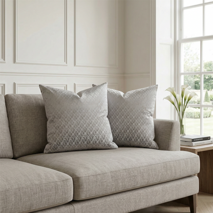 Luxury Living Temple Cushions 18" x 18" (2 Pack) | Soft Filled Cushions with Removable Covers