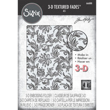 Sizzix 3D Texture Fades Embossing Folder by Tim Holtz A5 Botanical Large
