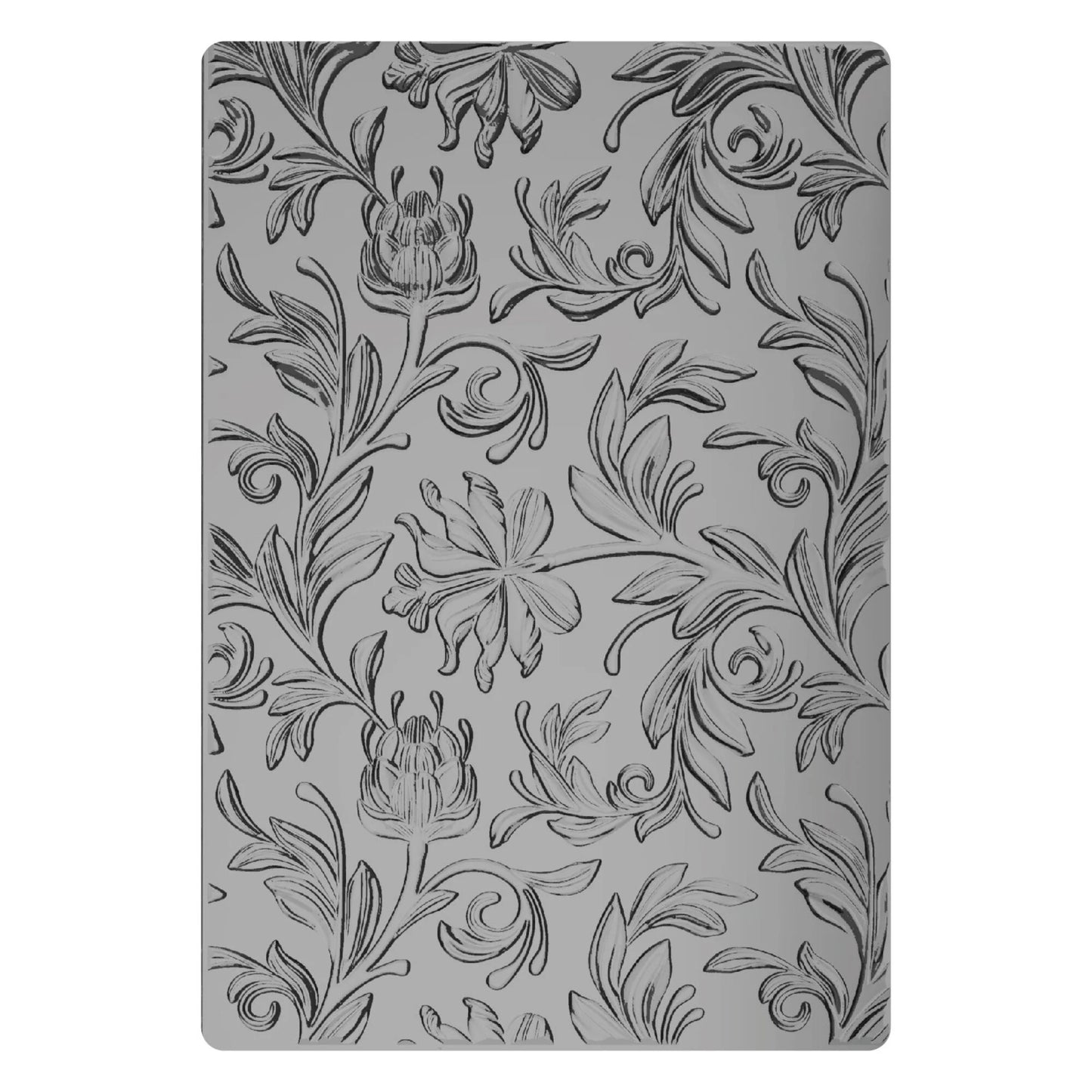 Sizzix 3D Texture Fades Embossing Folder by Tim Holtz A5 Botanical Large
