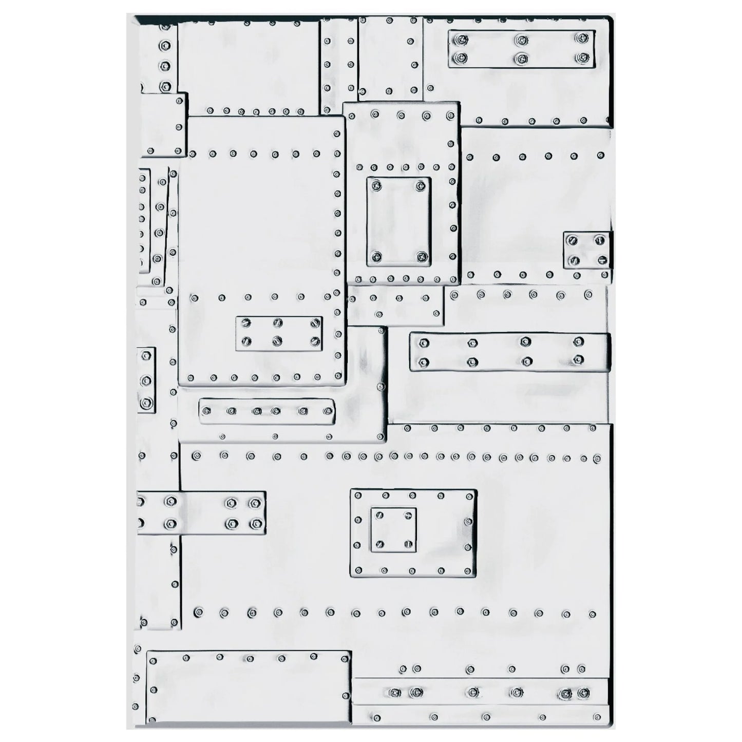 Sizzix 3D Texture Fades Embossing Folder by Tim Holtz A5 Foundry Large