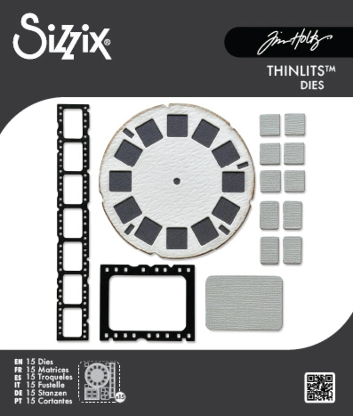 Sizzix Thinlits Die by Tim Holtz Vault Picture Show