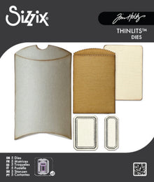 Sizzix Thinlits Die by Tim Holtz Vault Pillow Box & Bag