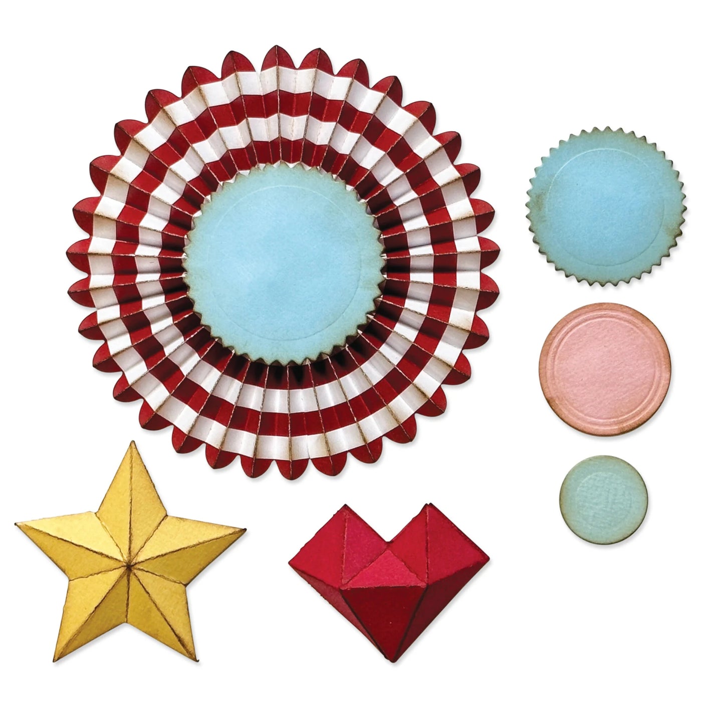 Sizzix Thinlits Die by Tim Holtz Vault Rosettes