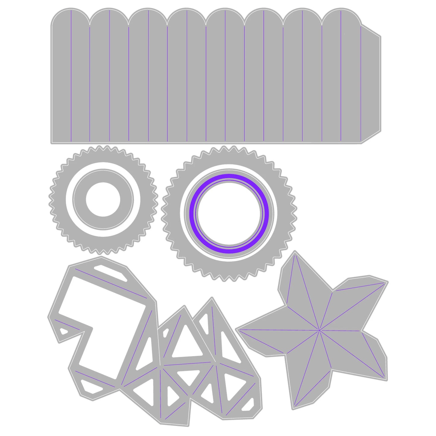 Sizzix Thinlits Die by Tim Holtz Vault Rosettes