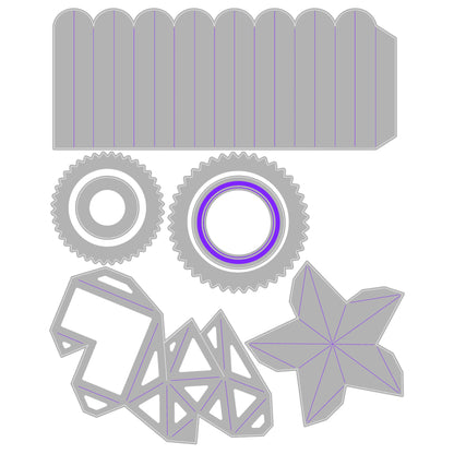 Sizzix Thinlits Die by Tim Holtz Vault Rosettes