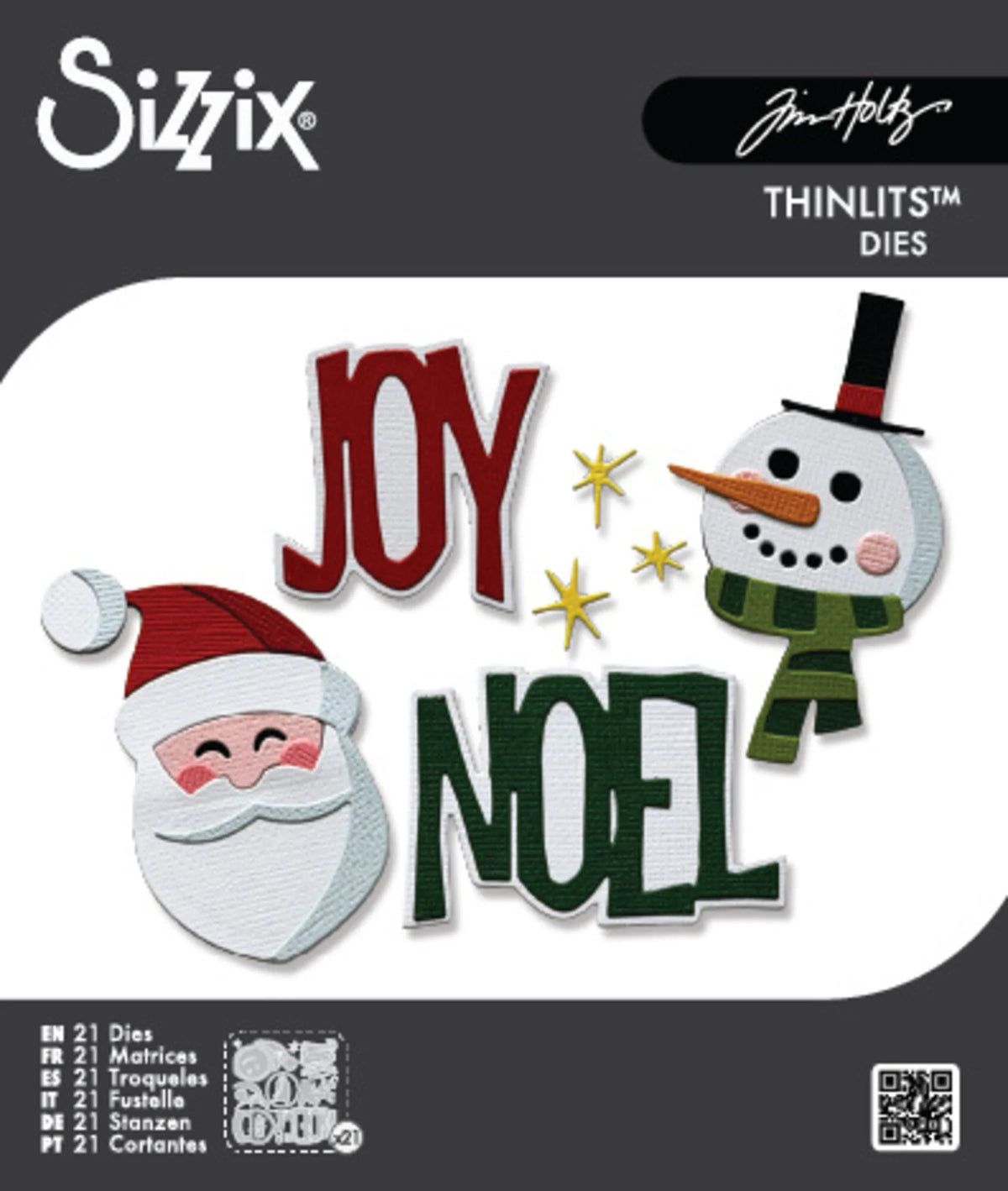 Sizzix Thinlits Vault Holiday Tidings 21pc Die Set by Tim Holtz