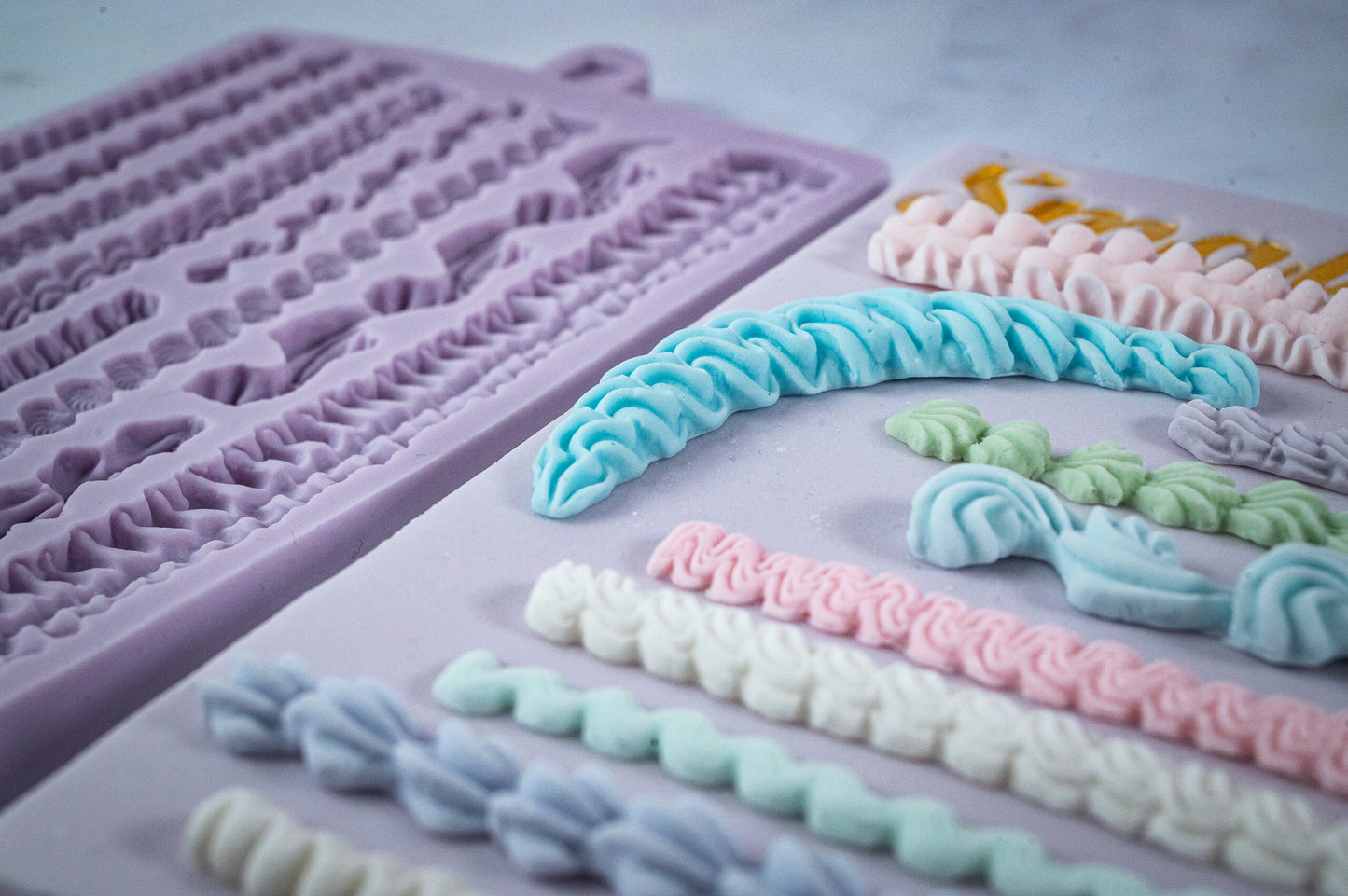 Karen Davies Sugarcraft Small Lambeth Borders Silicone Mould