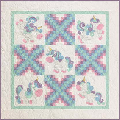 Quilter's Trading Post Sparkle the Unicorn Quilt Pattern
