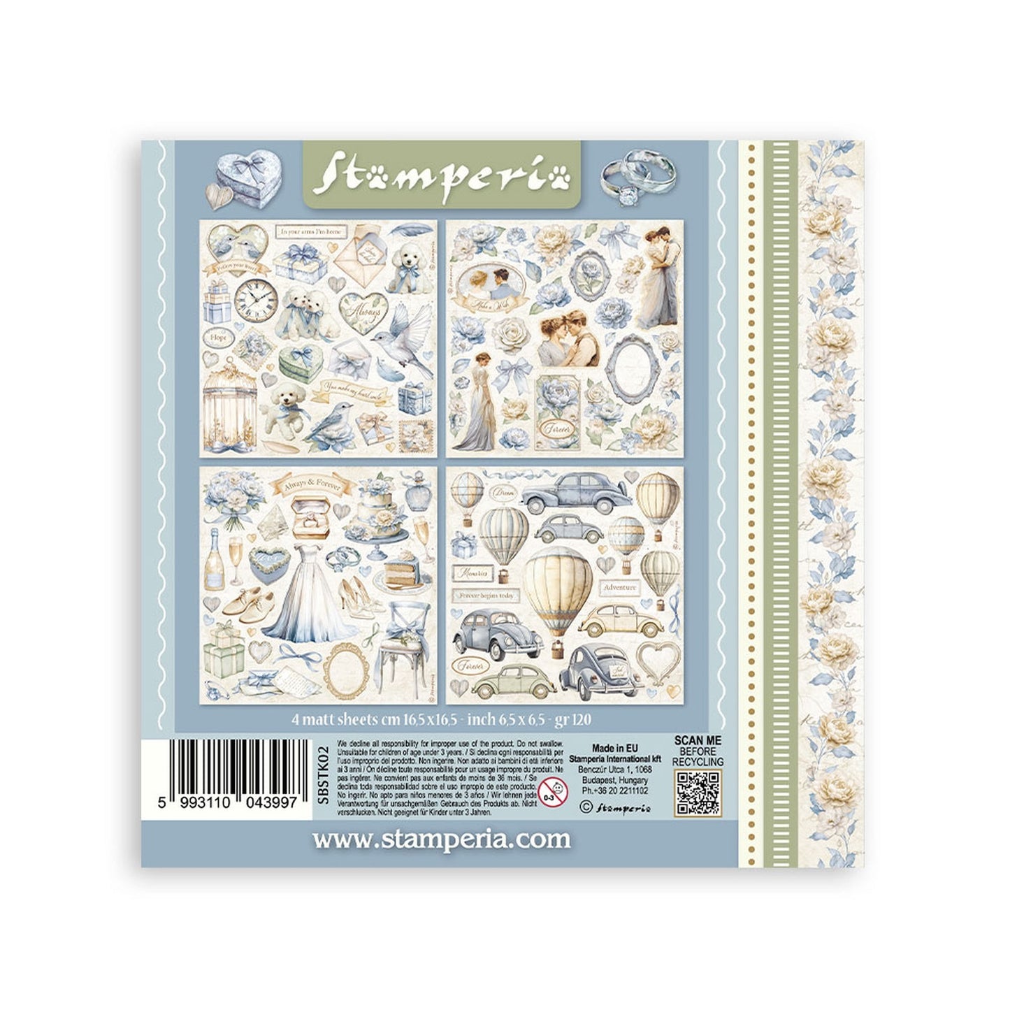 Stamperia Timeless Stickers