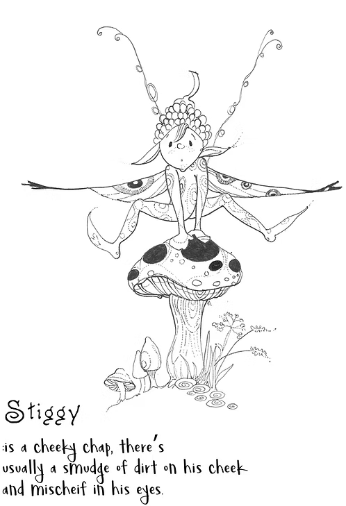 Stampanory Stiggy A6 Faeries Stamp Set
