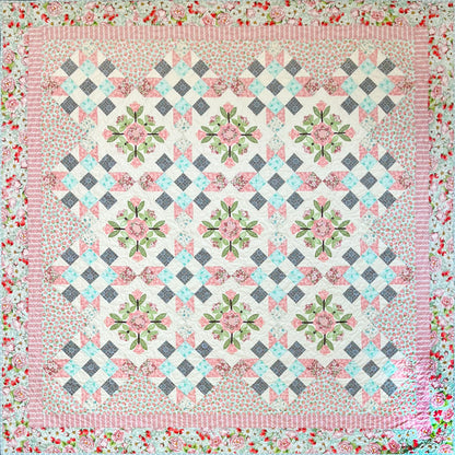 Quilter's Trading Post Budding Rose Quilt Pattern
