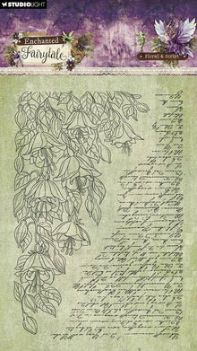 Studio Light Enchanted Fairytale Clear Stamps Floral & Script - 2 Stamps