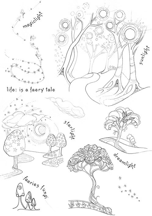Stampanory Faery Tale Land - 13 Stamp Set - A5 Stamp