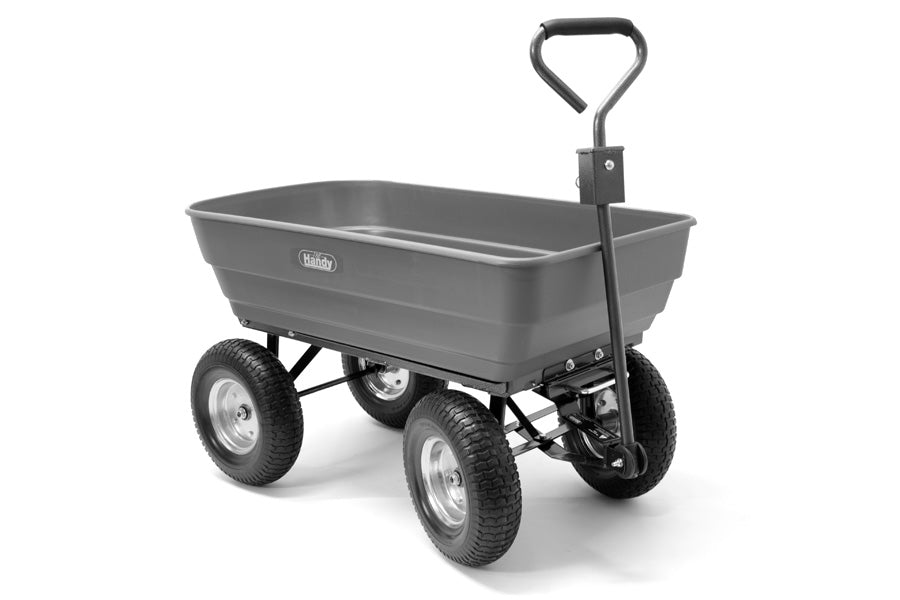 The Handy THPDC 200kg Poly Body Tipping Garden Trolley – product detail or in-use view