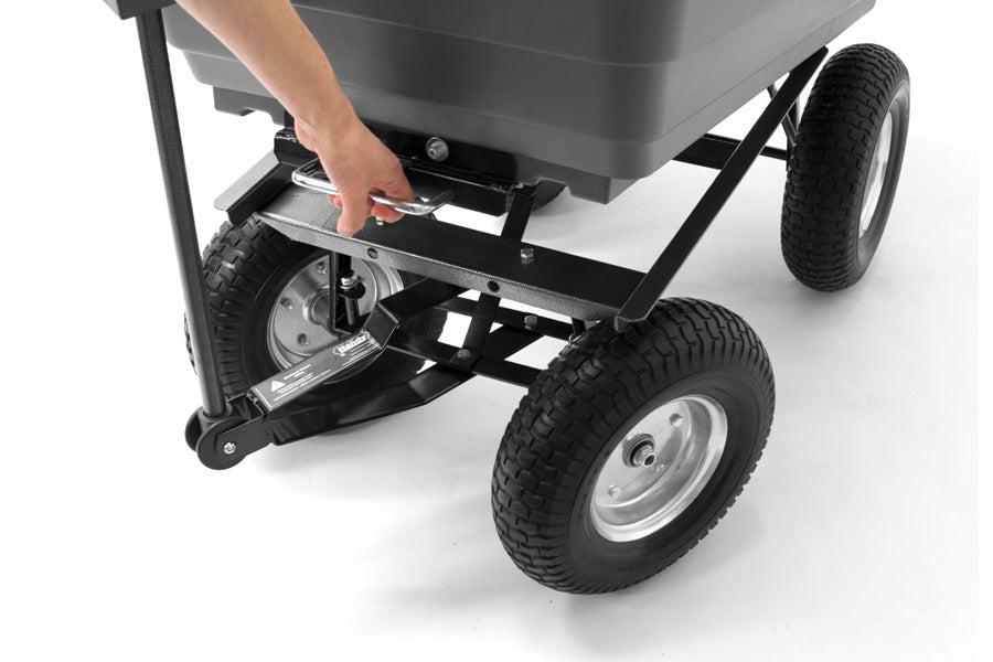 The Handy THPDC 200kg Poly Body Tipping Garden Trolley – product detail or in-use view