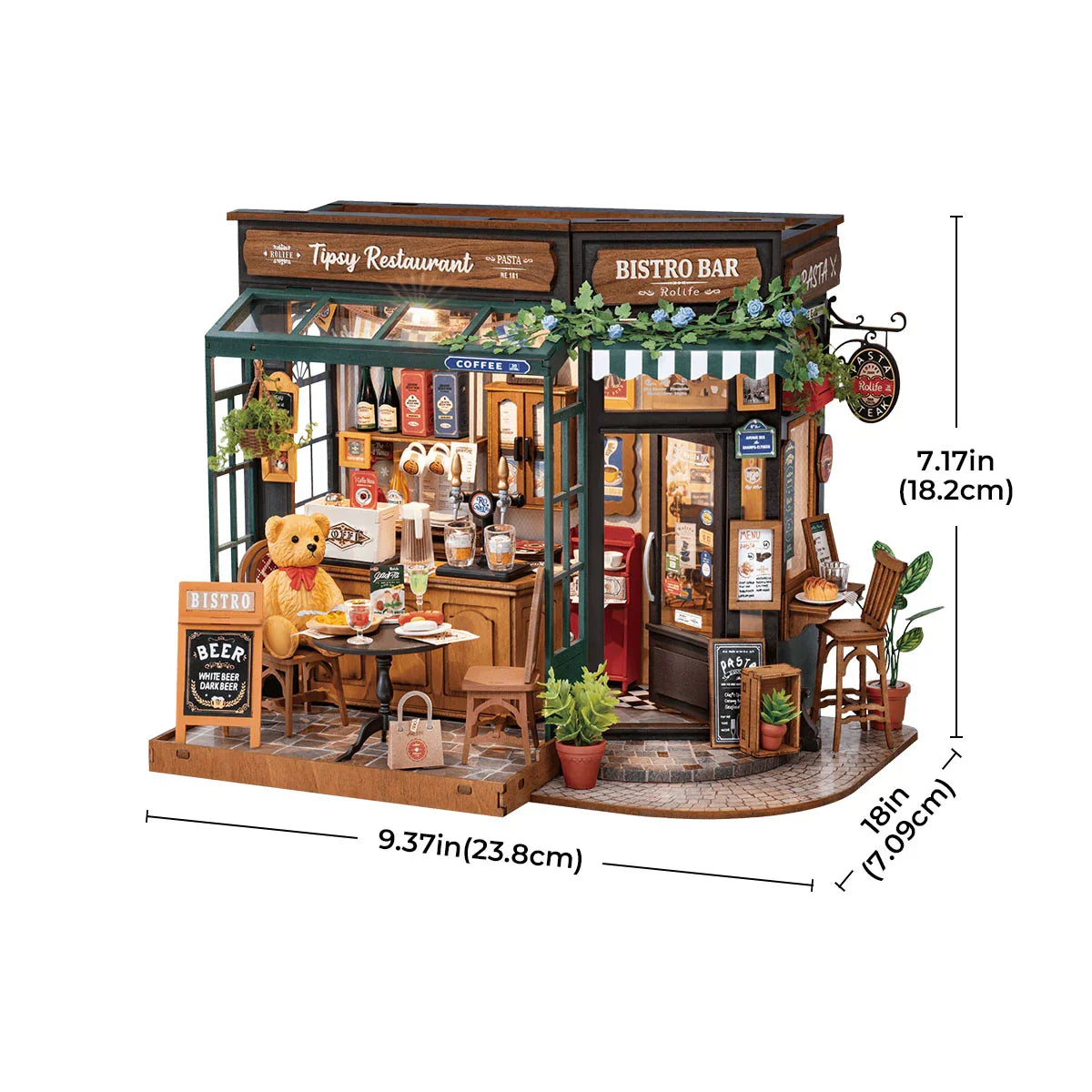 Rolife Tipsy Restaurant - DIY Miniature House - DG167-A