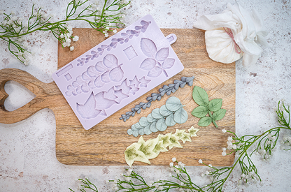 Karen Davies Sugarcraft Trailing Leaves Silicone Mould