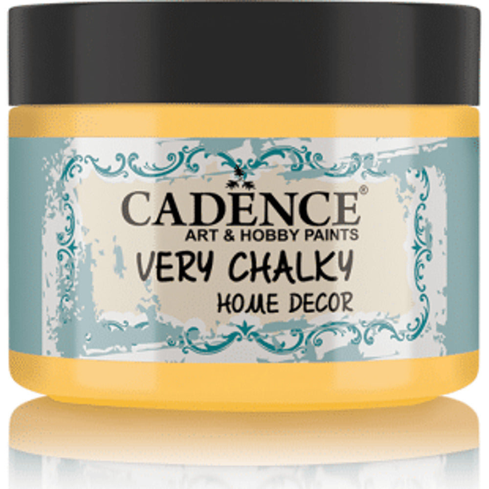 Cadence Very Chalky Home Decor Paint, Ultra Matt Acrylic – Sweet Yellow 150ml