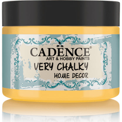 Cadence Very Chalky Home Decor Paint, Ultra Matt Acrylic – Sweet Yellow 150ml