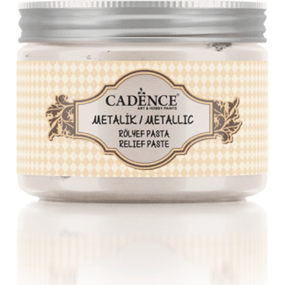 Cadence Metallic Relief Paste – Pearl 150ml