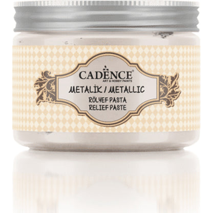 Cadence Metallic Relief Paste – Pearl 150ml