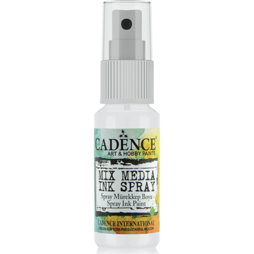 Cadence Mix Media Ink Spray – White 25ml