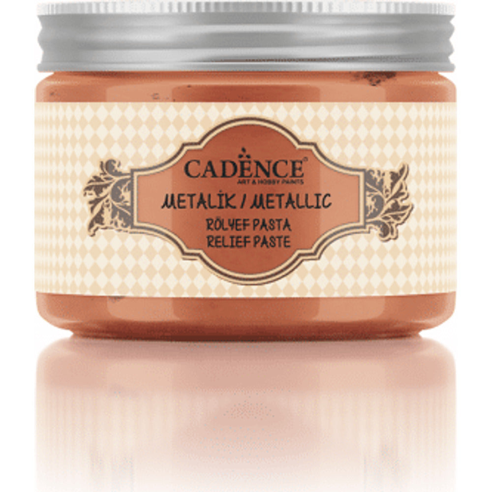 Cadence Metallic Relief Paste – Copper 150ml