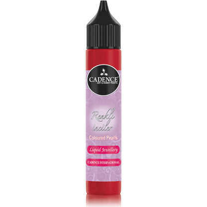 Cadence Coloured Pearls – Scarlet Red 25ml