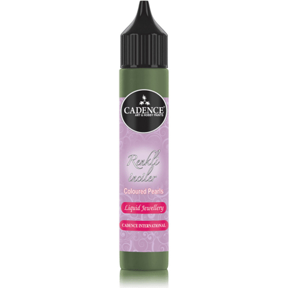 Cadence Coloured Pearls – Khaki Green 25ml