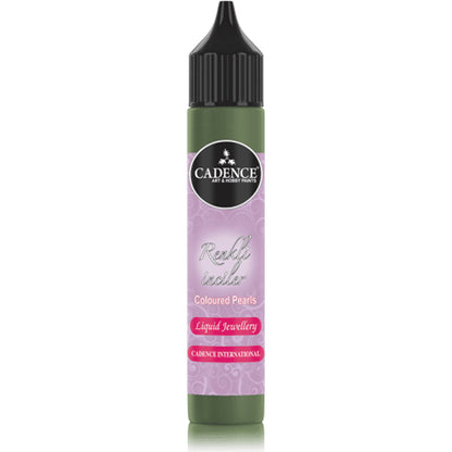 Cadence Coloured Pearls – Khaki Green 25ml