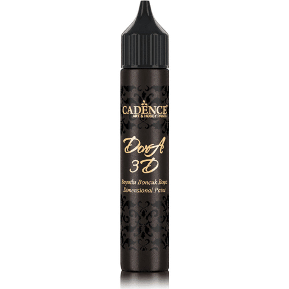 Cadence Dora 3D Dimensional Paint – Black 25ml
