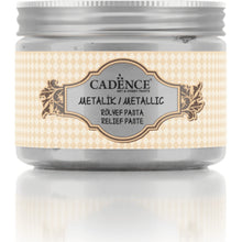 Cadence Metallic Relief Paste – Silver 150ml