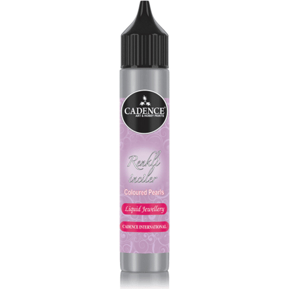 Cadence Metallic Coloured Pearls – Silver 25ml
