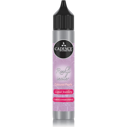 Cadence Metallic Coloured Pearls – Silver 25ml