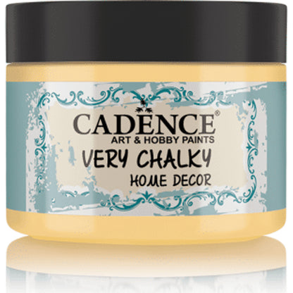 Cadence Very Chalky Home Decor Paint, Ultra Matt Acrylic – Oxide Yellow 150ml