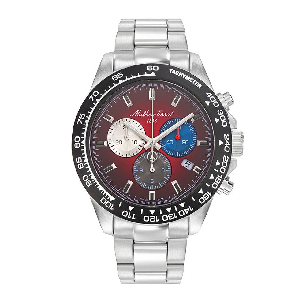 Mathey Tissot Mathy Chrono II Men's Watch - Red - H938CHAR