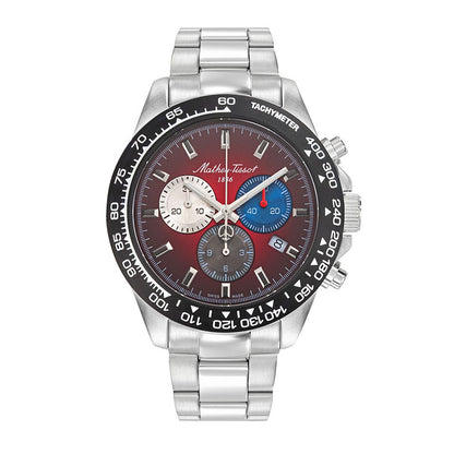 Mathey Tissot Mathy Chrono II Men's Watch - Red - H938CHAR