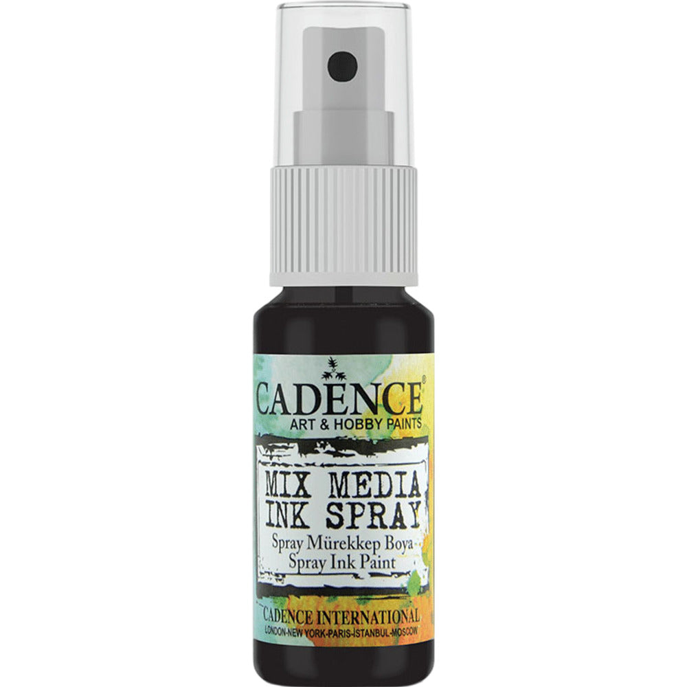 Cadence Mix Media Ink Spray – Black 25ml